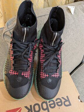 Size 10 - Men’s Under Armour HOVR Ridge Trek Black Chestnut Pink Green